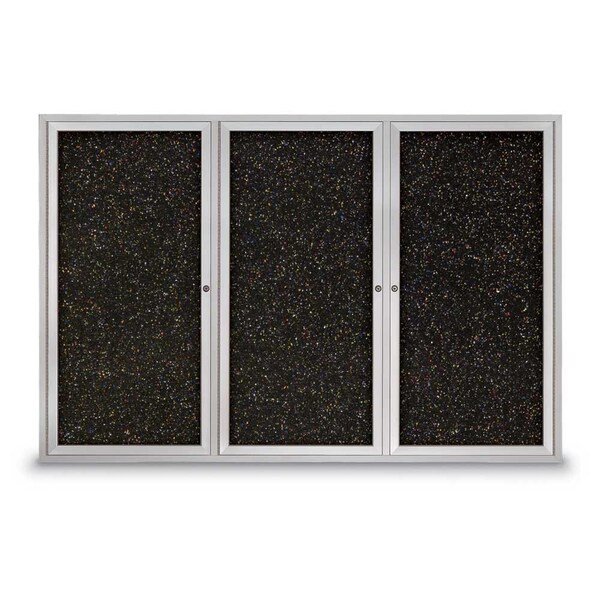 Sliding Door Indoor Enclosed Corkboard, 7